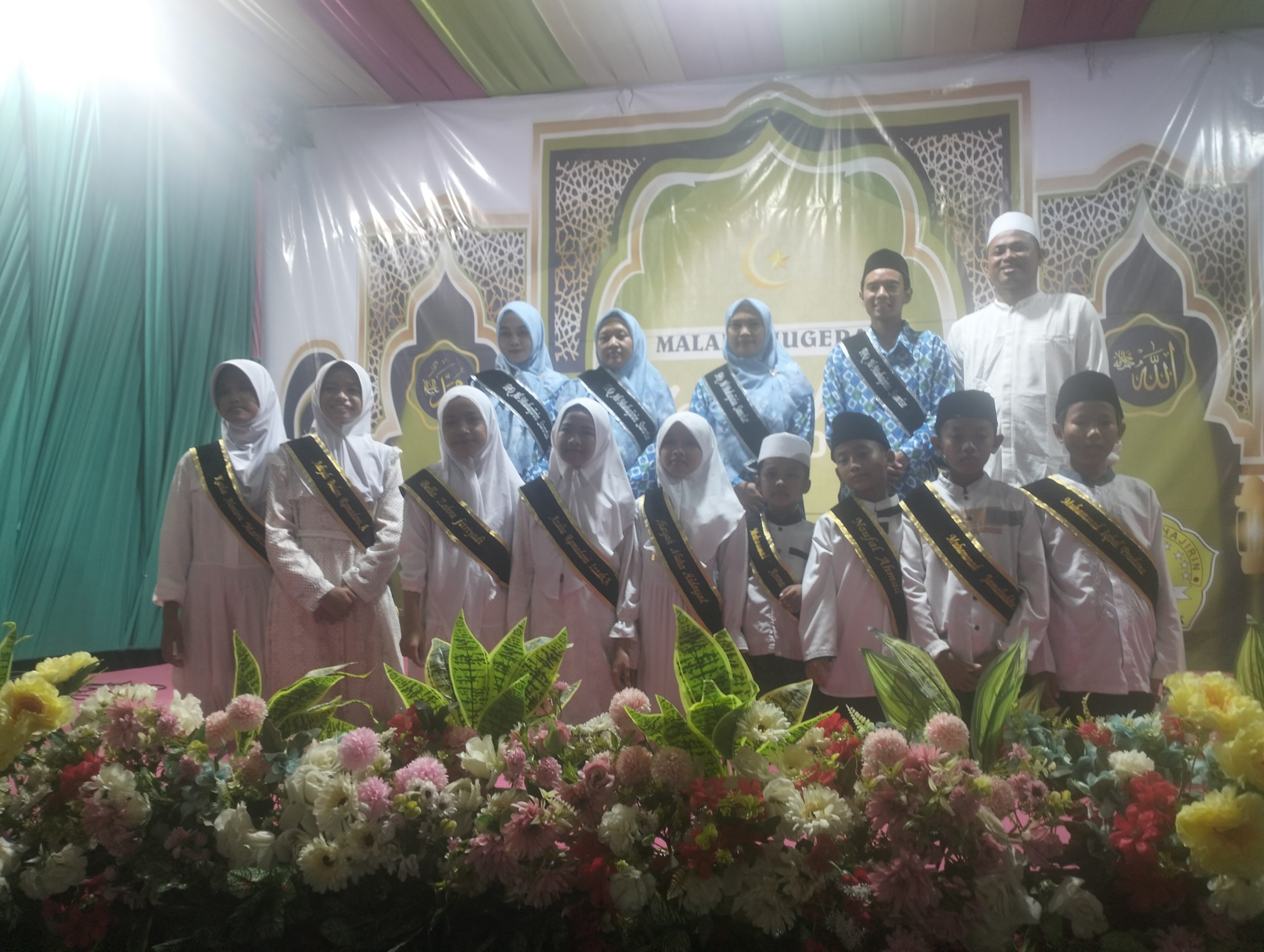 Maulid Nabi Dibalut Haflatul Imtihan, TPQ Al-Muhajirin Cetak Generasi Cinta Al-Qur’an